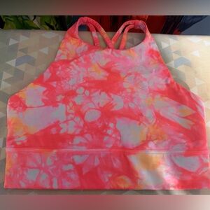 lululemon athletica Pink and Orange Sports Bra